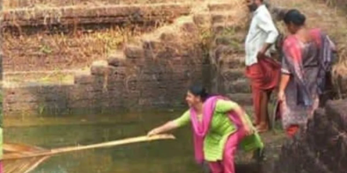 പൂജാരി വിളിച്ചപ്പോള്‍ ക്ഷേത്രത്തില്‍ പായസം കുടിക്കാനെത്തി,തിരികെ പോയത് കുളത്തില്‍ മുങ്ങി താഴ്ന്ന അച്ഛന്റെയും മകളുടെയും ജീവന്‍ രക്ഷിച്ച്‌
