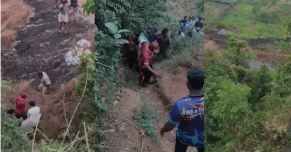 കോഴിക്കോട് കരിപ്പൂര്‍ വിമാനത്താവളം കാണാൻ മലയുടെ മുകളില്‍ക്കയറിയ യുവാവ് കാല്‍ തെറ്റി താഴെ വീണു മരിച്ചു